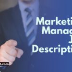 marketing manager job description