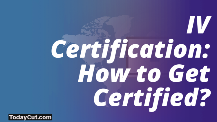 online IV certification