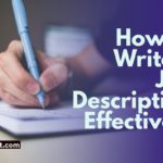 how to write a job description effectively