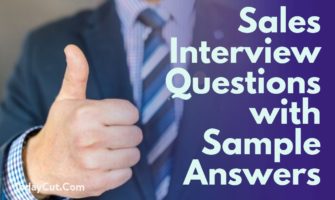 Sales interview questions and answers